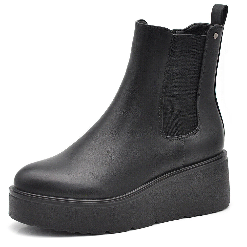 Scarpe Stivaletti Da Donna Con Zeppa Platform XG110