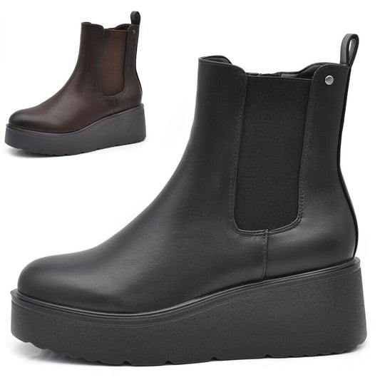 Scarpe Stivaletti Da Donna Con Zeppa Platform XG110