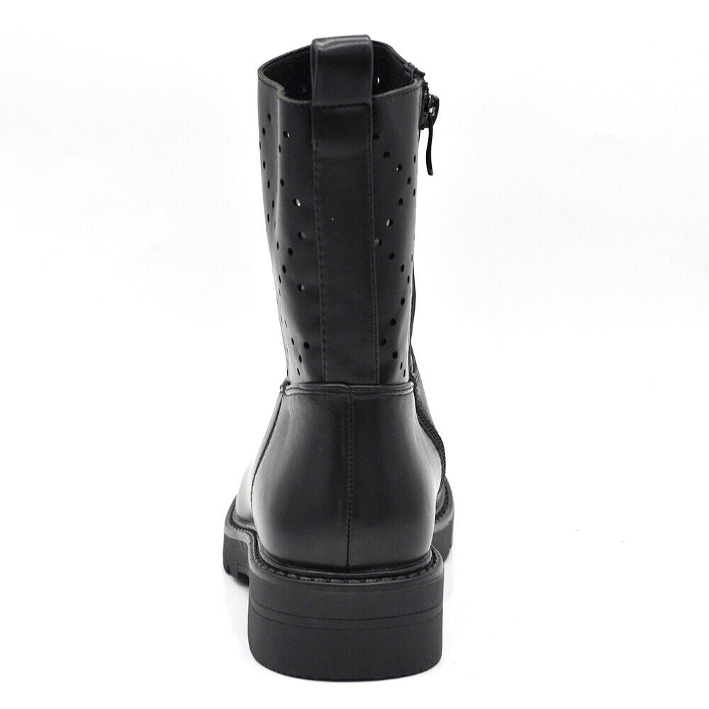 Stivali Stivaletti Catena staccabile Biker Primaverili Estivi Da Donna D7910