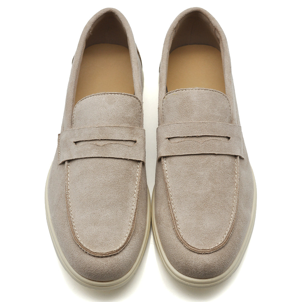 Mocassini Uomo in Camoscio Sintetico con Suola EVA – Scarpe Casual Eleganti Comfort nero blu camel khaki beige