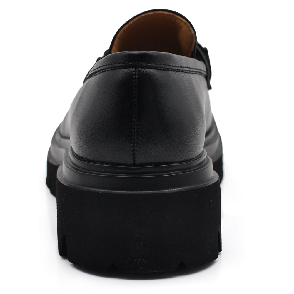 Mocassini Donna con Morsetto Intrecciato Platform – Loafers Eleganti Casual Antiscivolo Comodi per Ufficio e Tempo Libero GA051