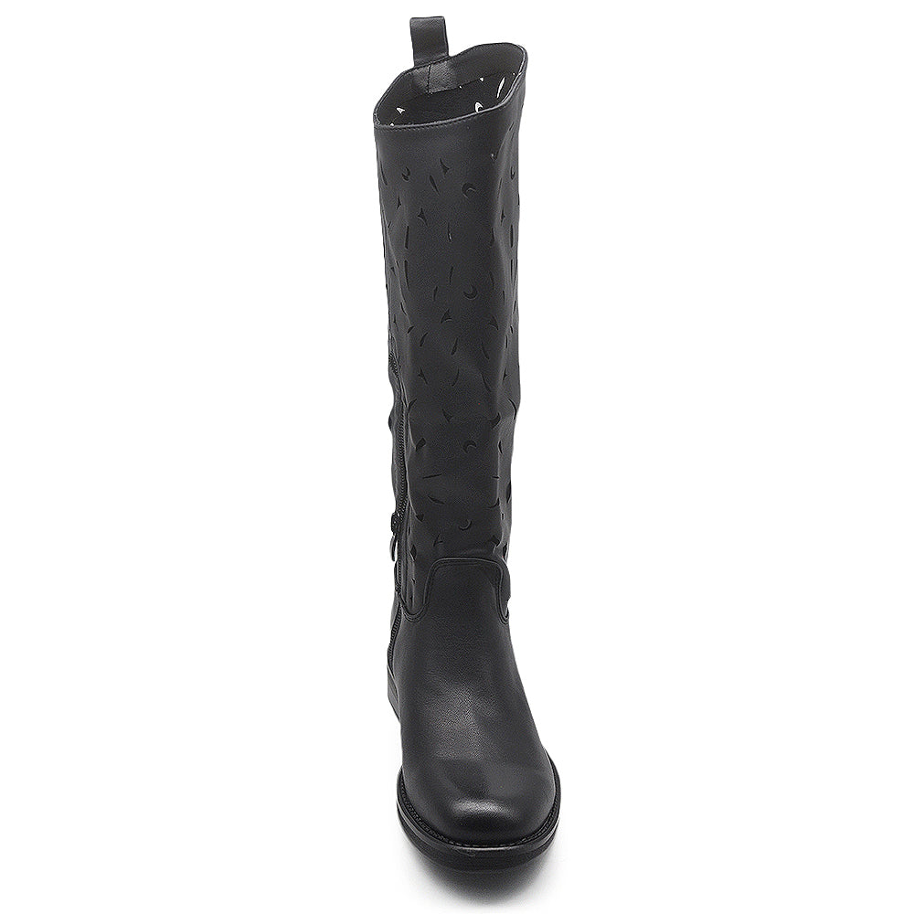 Stivali Stivaletti Biker Motociclista Con Cinturino Rimovibile Fibbia Dovata primaverili da Donna G696