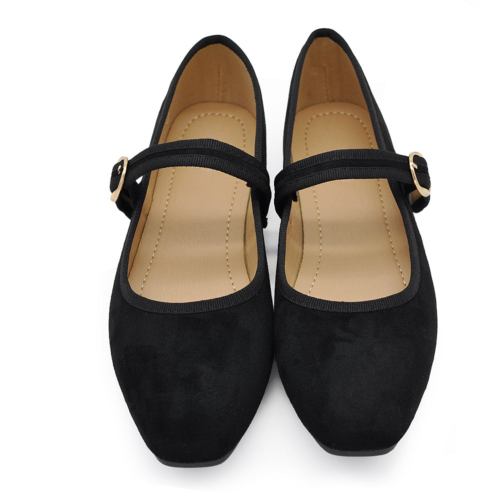 Ballerine Friulane Scarpe Veneziane con Cinturino Da Donna In Suede sintetico / Pelle sintetica 2023-2