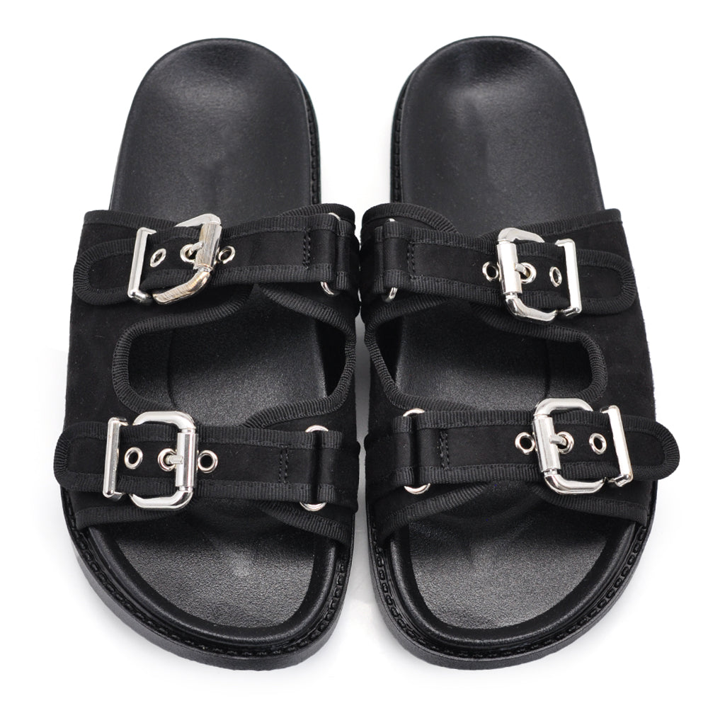 Ciabatte Sandali Infradito da Donna con Cinturini e Fibbie Estive Comode Moda Spiaggia GY8517