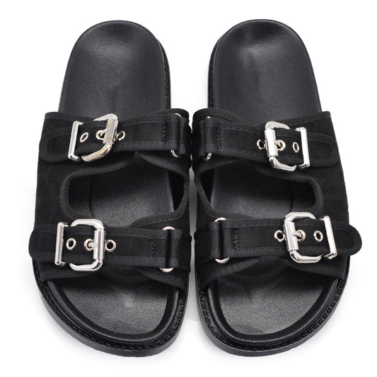 Ciabatte Sandali Infradito da Donna con Cinturini e Fibbie Estive Comode Moda Spiaggia GY8517