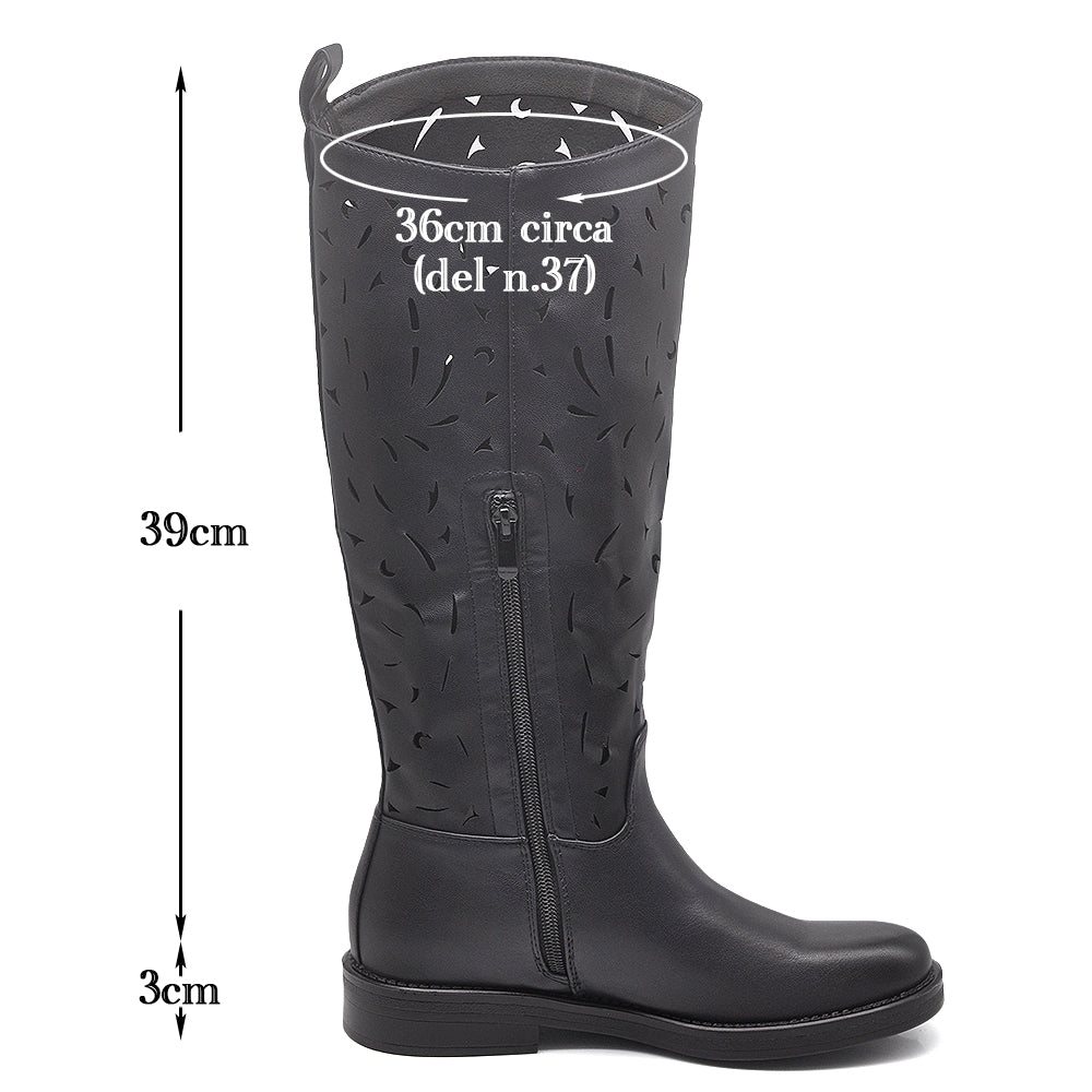 Stivali Stivaletti Biker Motociclista Con Cinturino Rimovibile Fibbia Dovata primaverili da Donna G696