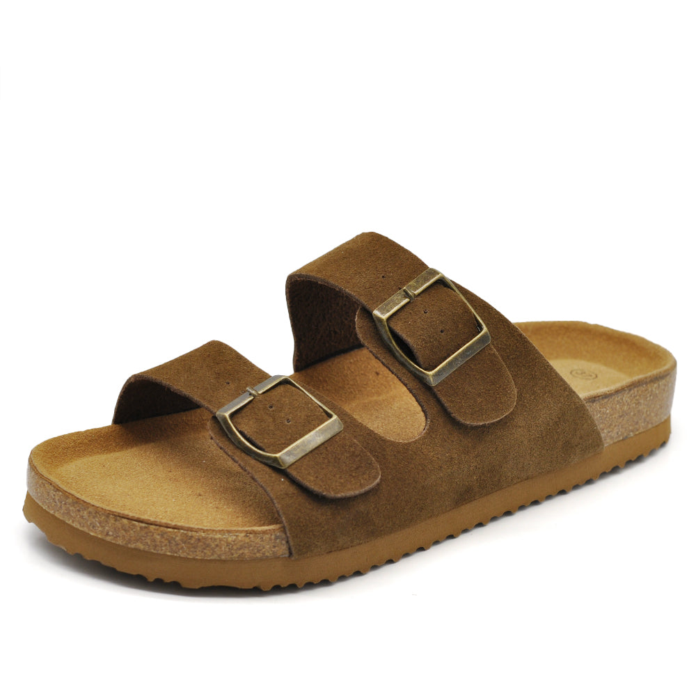 Ciabatte donna con doppia fibbia regolabile – sandali comfort ergonomici estivi KMS5