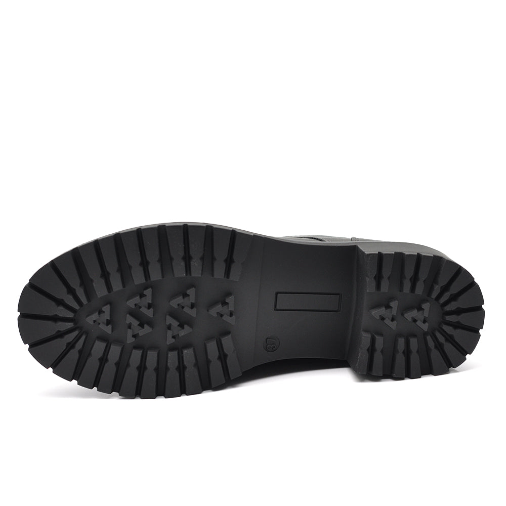 Anfibi Stivali Stivaletti con Strass e Perline MS1555 colore canna di fucile