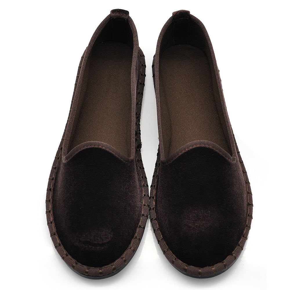 Scarpe Friulane Veneziane Donna in Velluto – Mocassini Eleganti Artigianali