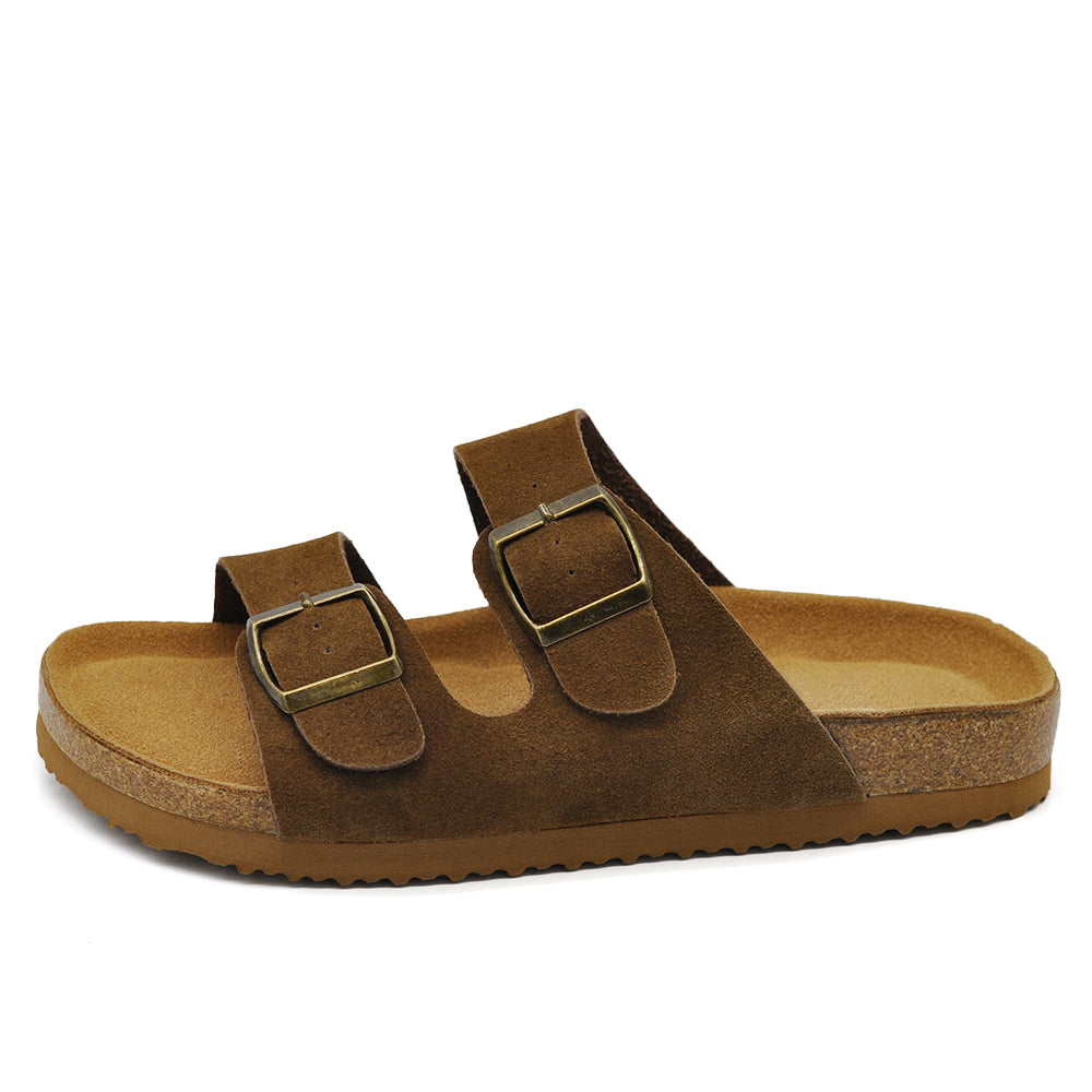 Ciabatte donna con doppia fibbia regolabile – sandali comfort ergonomici estivi KMS5