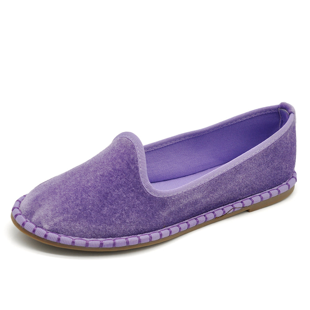 Scarpe Friulane Veneziane Donna in Velluto – Mocassini Eleganti Artigianali