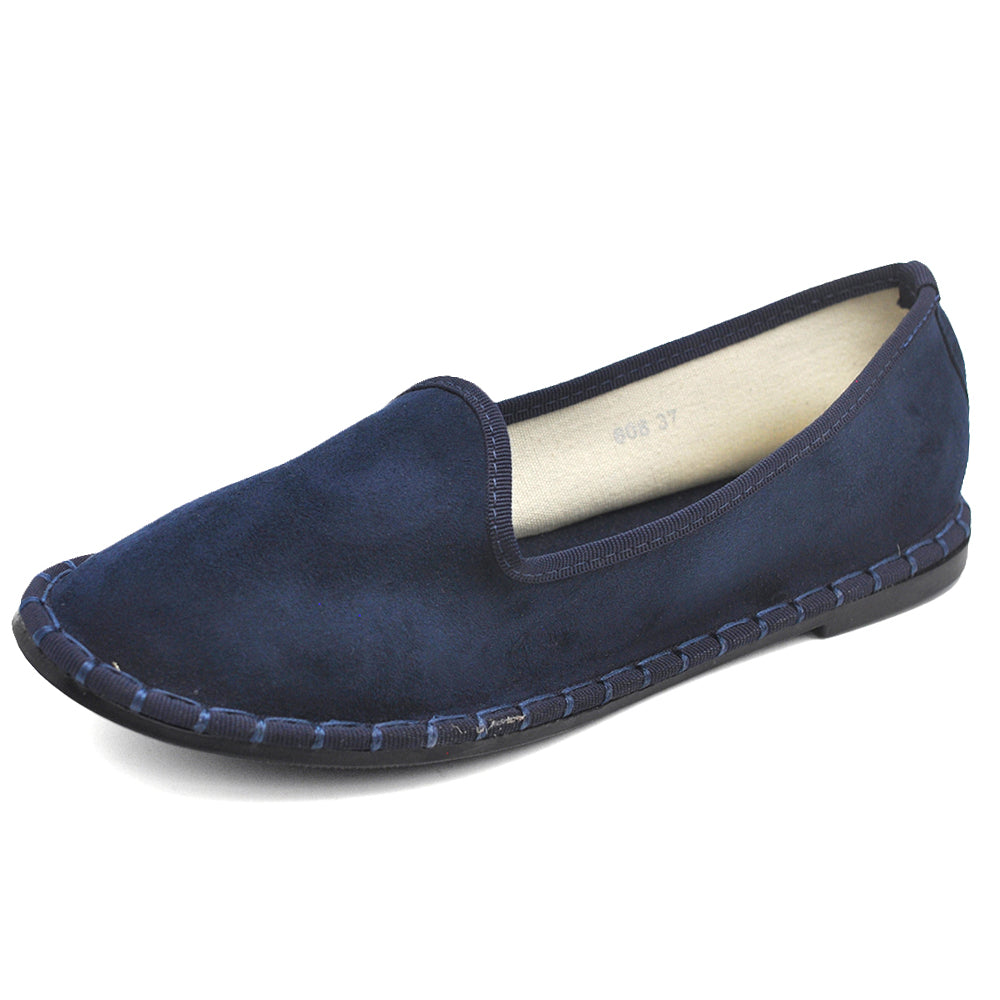 Ballerine Friulane Scarpe Veneziane Da Donna In Velluto Sintetico 608 M526