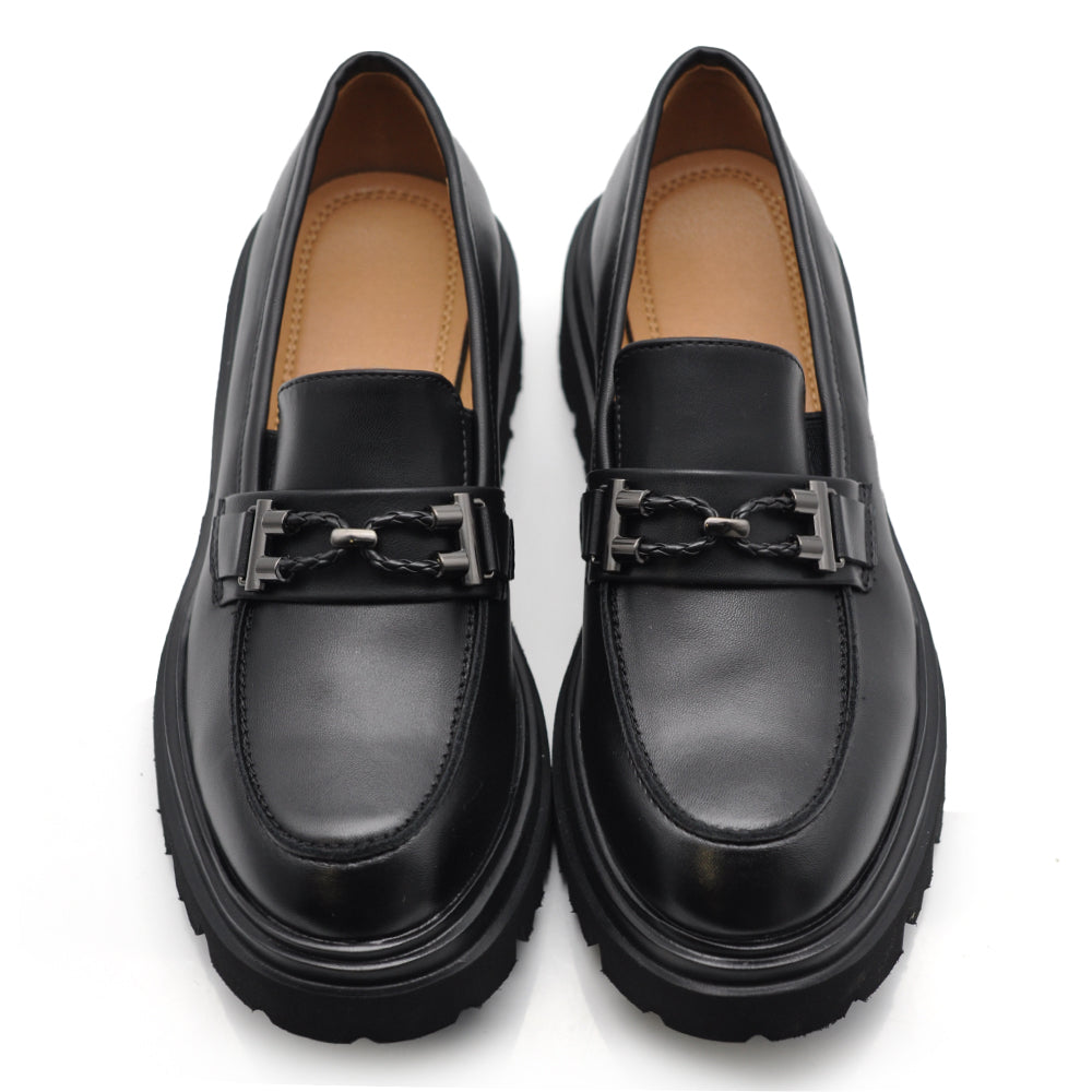 Mocassini Donna con Morsetto Intrecciato Platform – Loafers Eleganti Casual Antiscivolo Comodi per Ufficio e Tempo Libero GA051