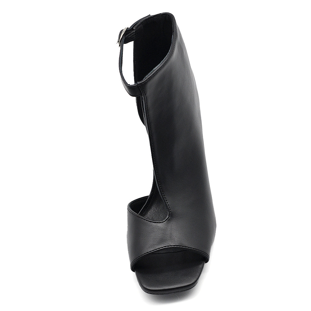Scarpe Tronchetti Sandali Da Donna Con Tacco A Spillo Cerimonia Spuntati
