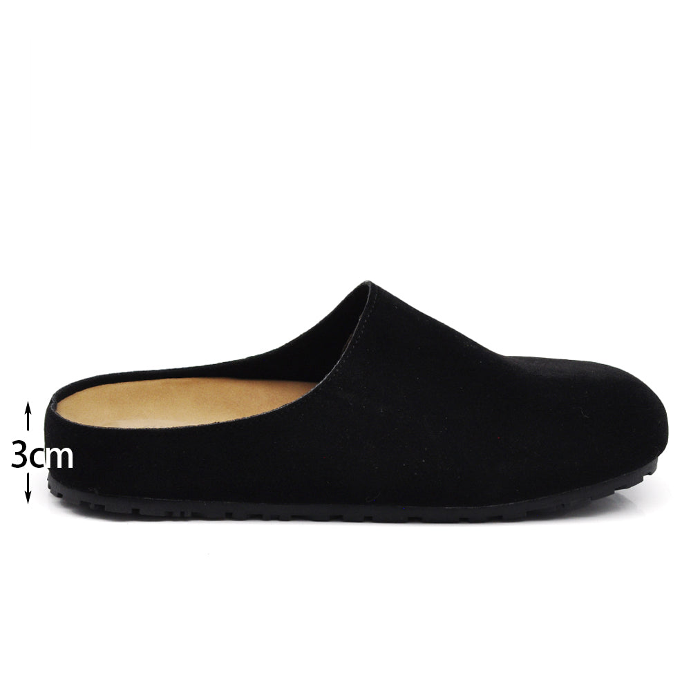Ciabatte Mule Pantofole in Scamoscio Sintetico Comode con Suola Antiscivolo Stile Minimal AD-130