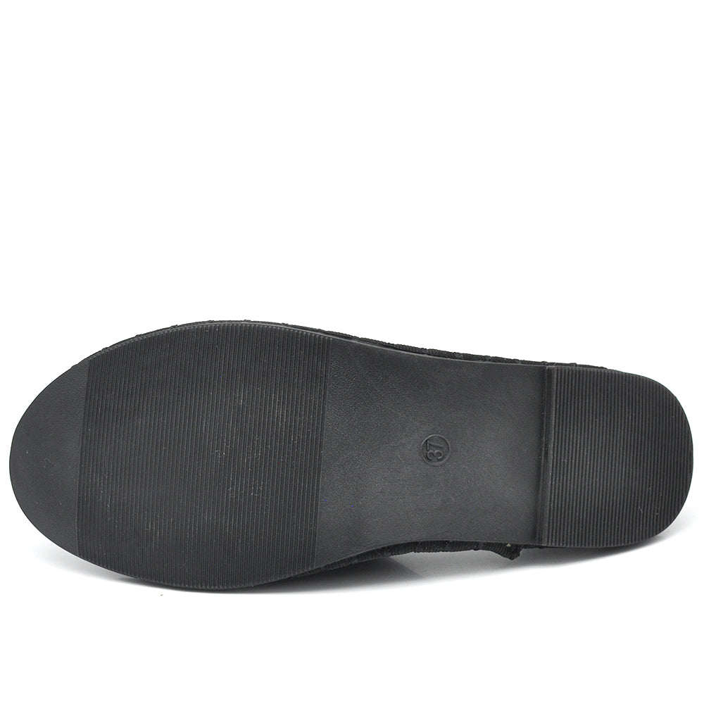 Ballerine Friulane Scarpe Veneziane Da Donna In Velluto Sintetico 608 M526