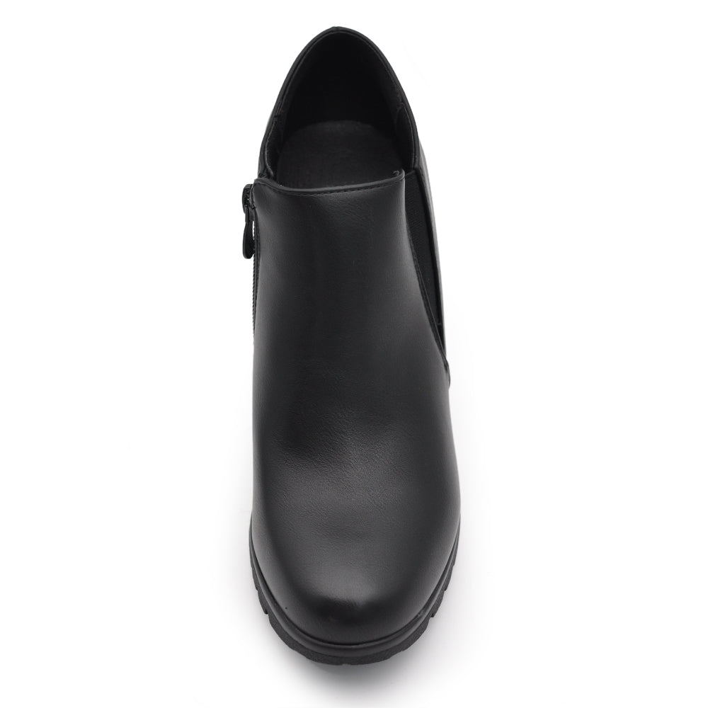 Stivaletti Scarponcini Scarpe Da Donna Francesine Tacco Vintage Elastico CH2285