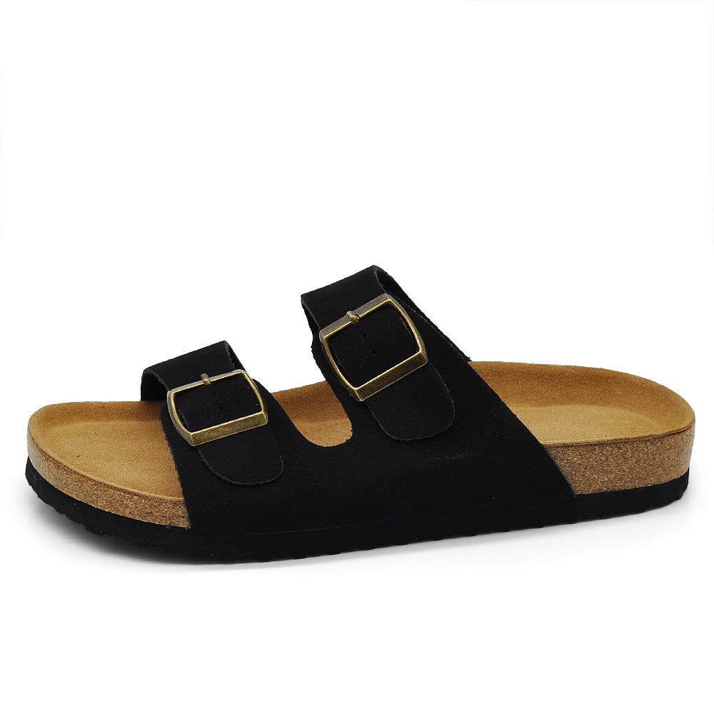 Ciabatte donna con doppia fibbia regolabile – sandali comfort ergonomici estivi KMS5