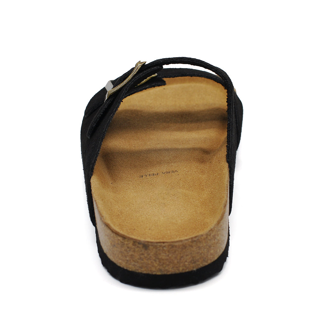Ciabatte donna con doppia fibbia regolabile – sandali comfort ergonomici estivi KMS5
