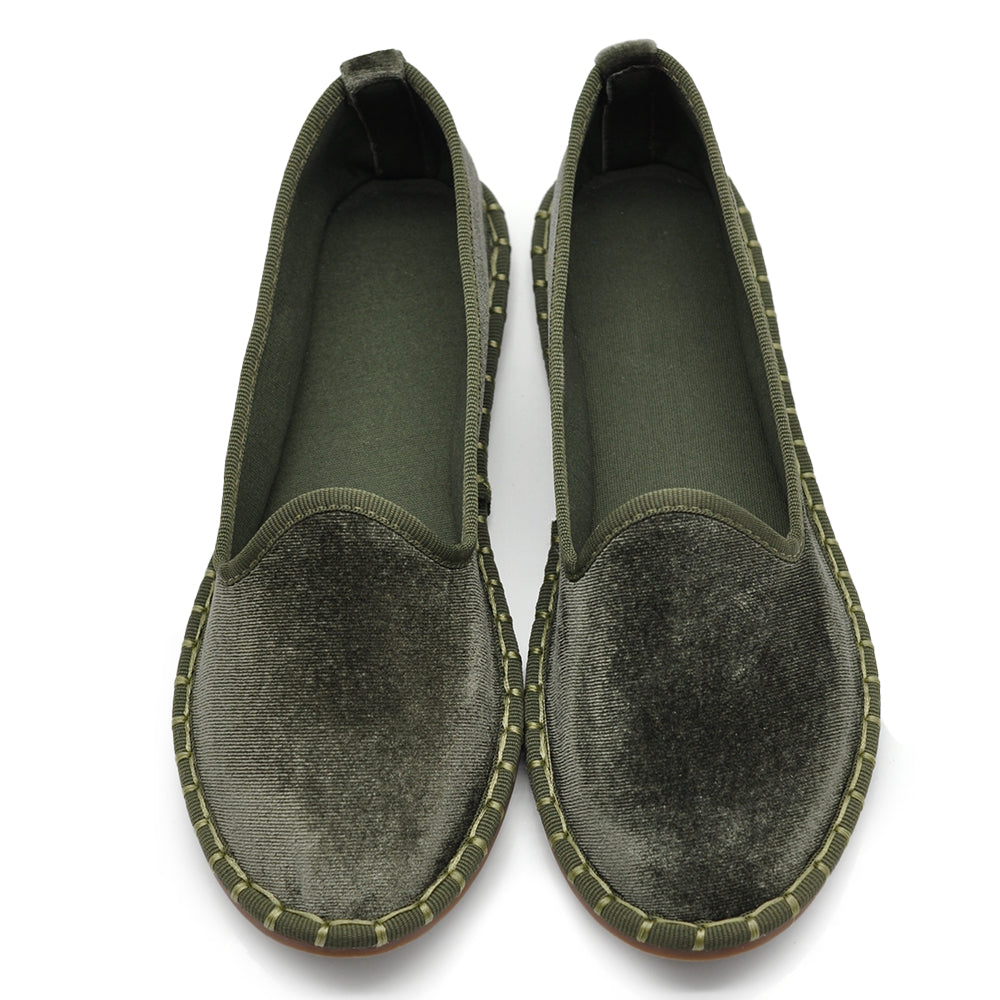 Scarpe Friulane Veneziane Donna in Velluto – Mocassini Eleganti Artigianali
