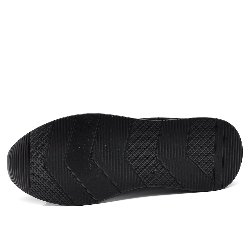 Scarpe Slip-On Donna con Zeppa Comoda in Camoscio Sintetico – Sneakers Casual Primaverili e Autunnali