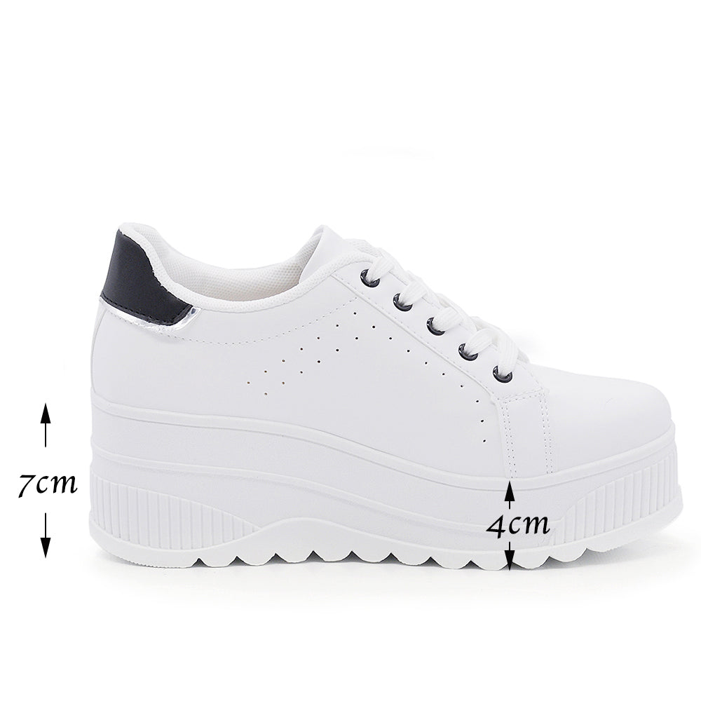 Scarpe Da Donna Ginnastica Sportive Sneaker Zeppa Para Platform 900-1