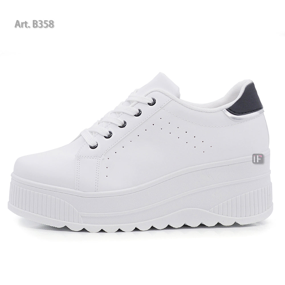 Scarpe Da Donna Ginnastica Sportive Sneaker Zeppa Para Platform 900-1