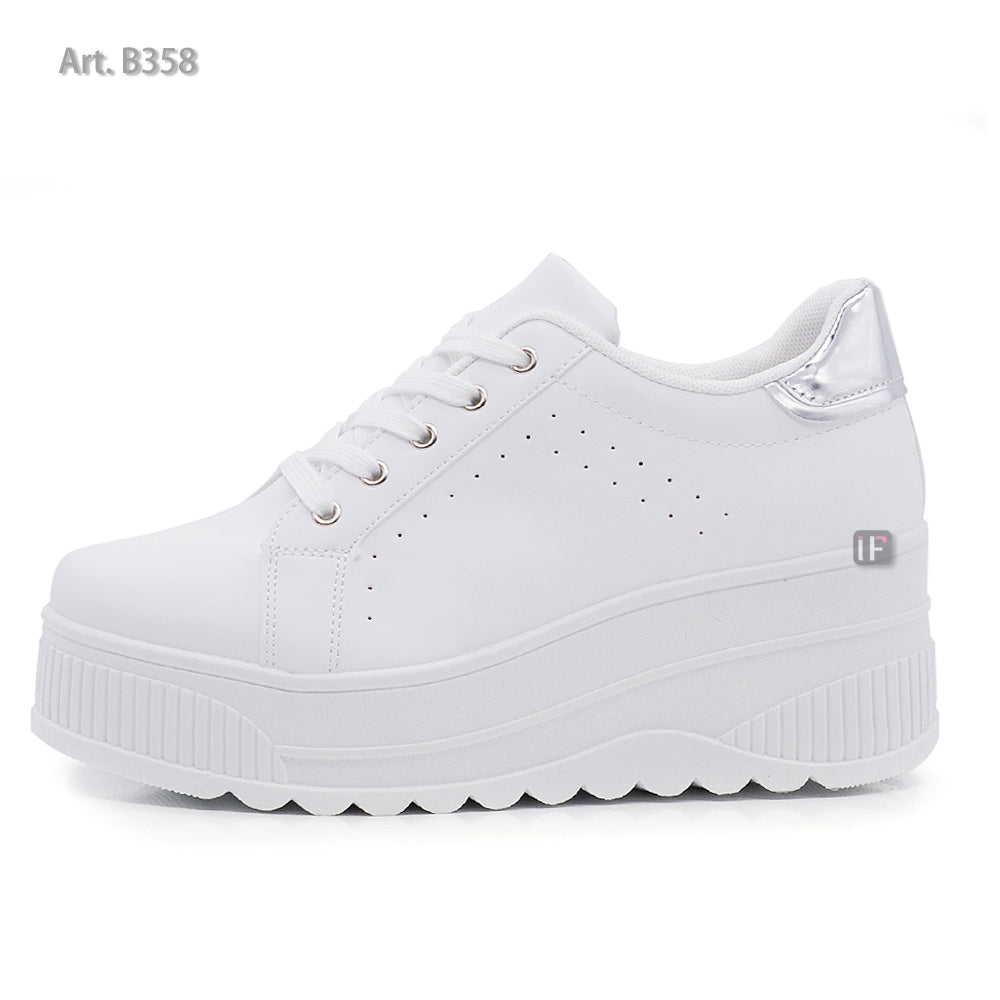 Scarpe Da Donna Ginnastica Sportive Sneaker Zeppa Para Platform 900-1