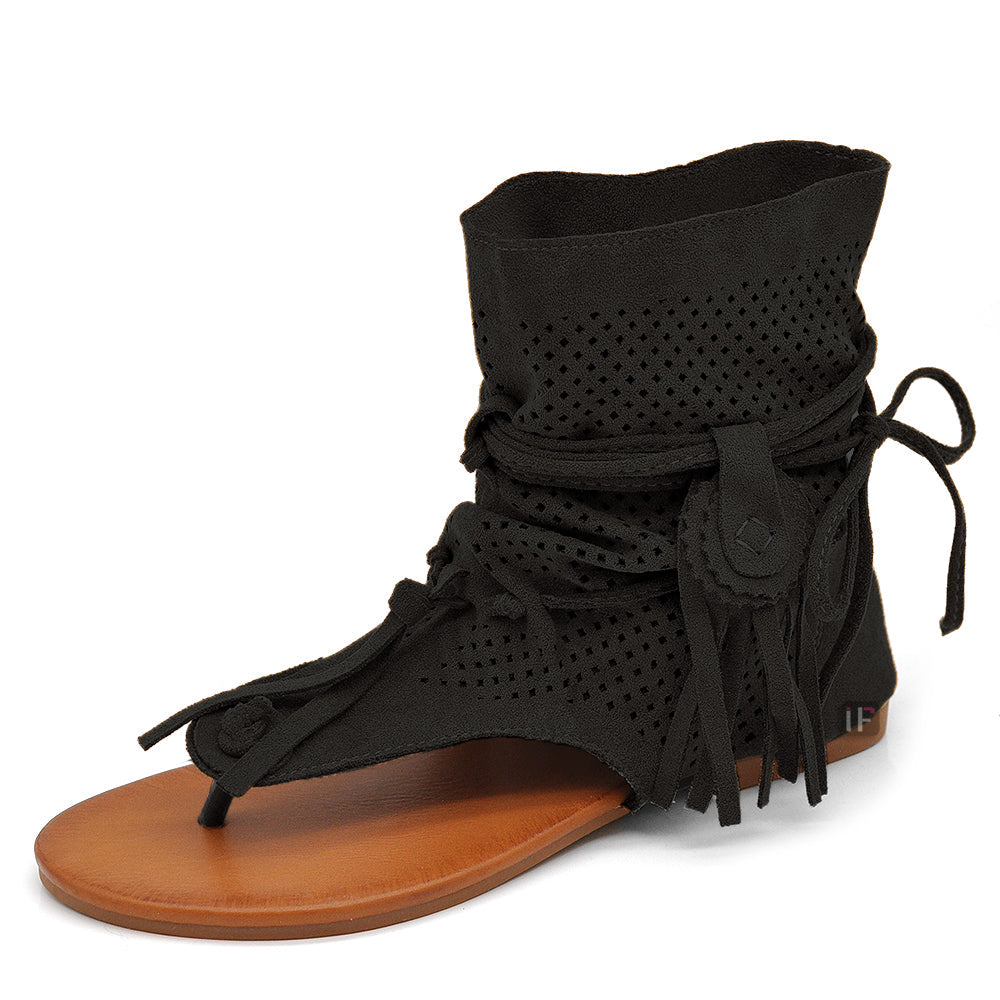 Sandali Bassi Sandali Etnici Con Pon Pon Sandali Indiani Donna