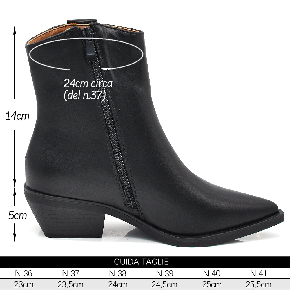 IF FASHION Stivali Stivaletti Da Donna Texani Cowboy Cowgirl MP745