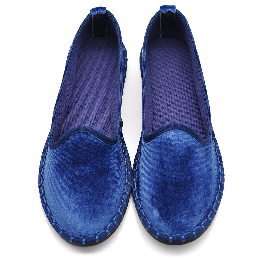 Scarpe Friulane Veneziane Donna in Velluto – Mocassini Eleganti Artigianali