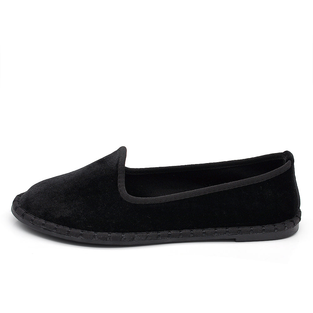 Scarpe Friulane Veneziane Donna in Velluto – Mocassini Eleganti Artigianali