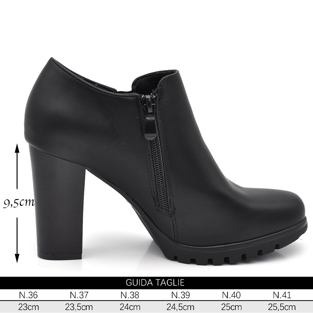 Stivaletti Scarponcini Scarpe Da Donna Francesine Tacco Vintage Elastico CH2285