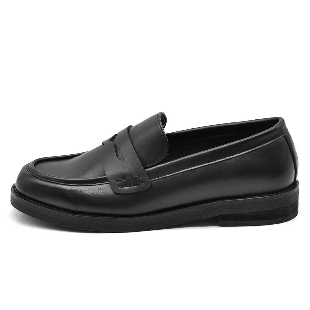Mocassini Donna Eleganti, Loafers Slip On Casual da Ufficio, Suola Rinforzata con Inserto Effetto Legno, Comodi e Resistenti