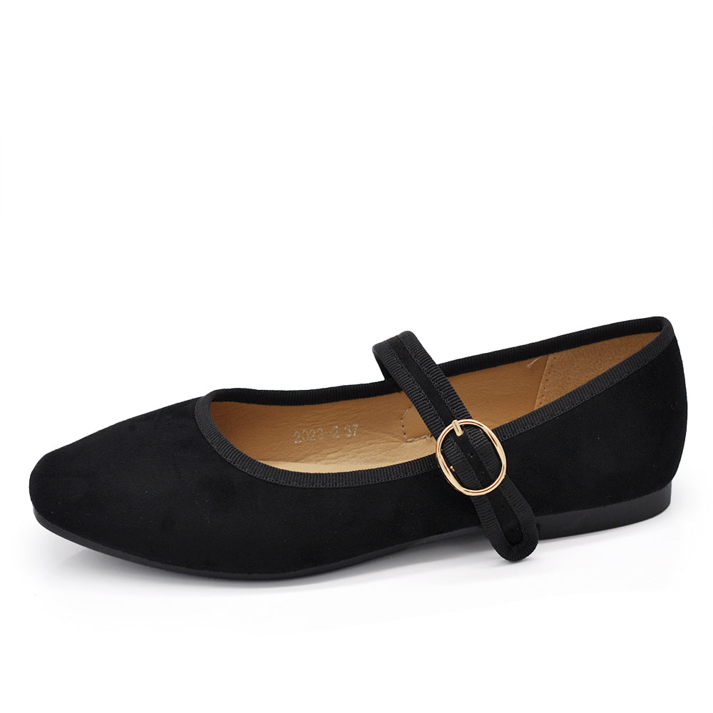Ballerine Friulane Scarpe Veneziane con Cinturino Da Donna In Suede sintetico / Pelle sintetica 2023-2