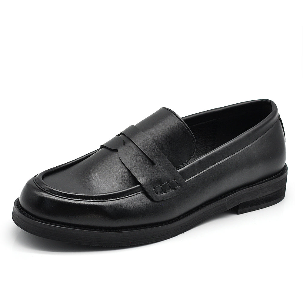 Mocassini Donna Eleganti, Loafers Slip On Casual da Ufficio, Suola Rinforzata con Inserto Effetto Legno, Comodi e Resistenti