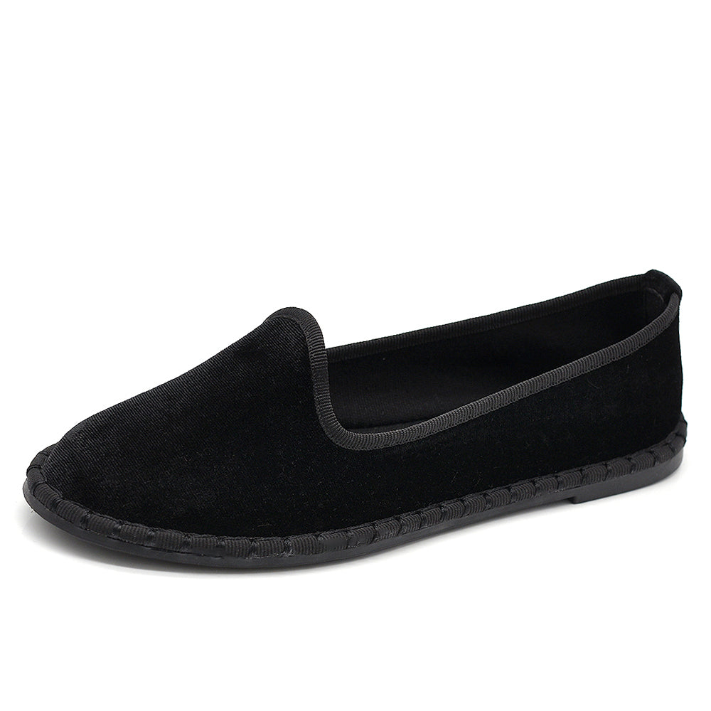 Scarpe Friulane Veneziane Donna in Velluto – Mocassini Eleganti Artigianali