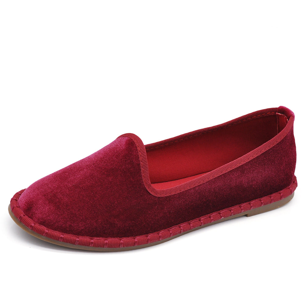 Scarpe Friulane Veneziane Donna in Velluto – Mocassini Eleganti Artigianali