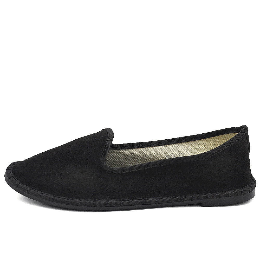 Ballerine Friulane Scarpe Veneziane Da Donna In Velluto Sintetico 608 M526