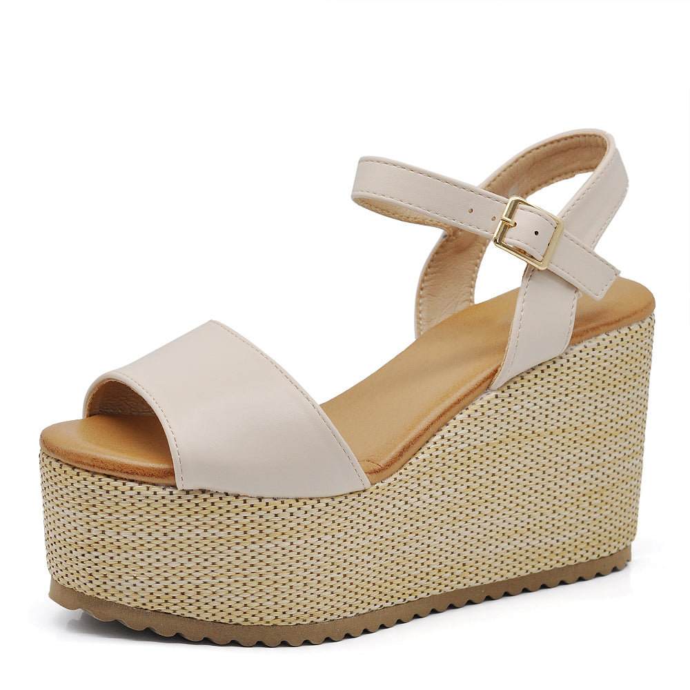 Sandali con Zeppa Donna Platform Eleganza e Comfort Estivo Z7479-09