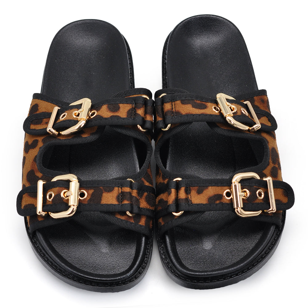 Ciabatte Sandali Infradito da Donna con Cinturini e Fibbie Estive Comode Moda Spiaggia GY8517