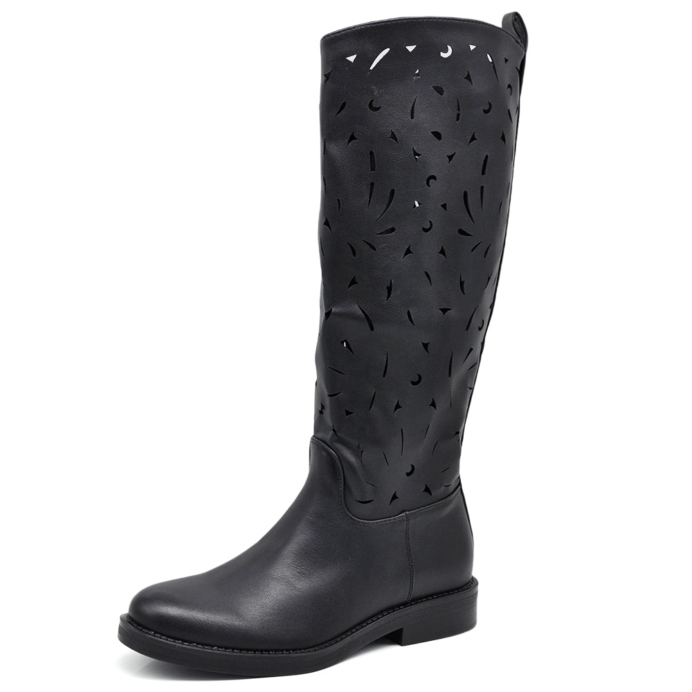 Stivali Stivaletti Biker Motociclista Con Cinturino Rimovibile Fibbia Dovata primaverili da Donna G696
