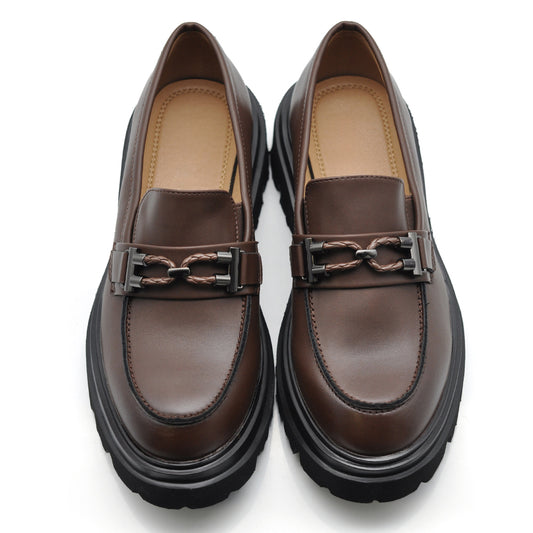 Mocassini Donna con Morsetto Intrecciato Platform – Loafers Eleganti Casual Antiscivolo Comodi per Ufficio e Tempo Libero GA051