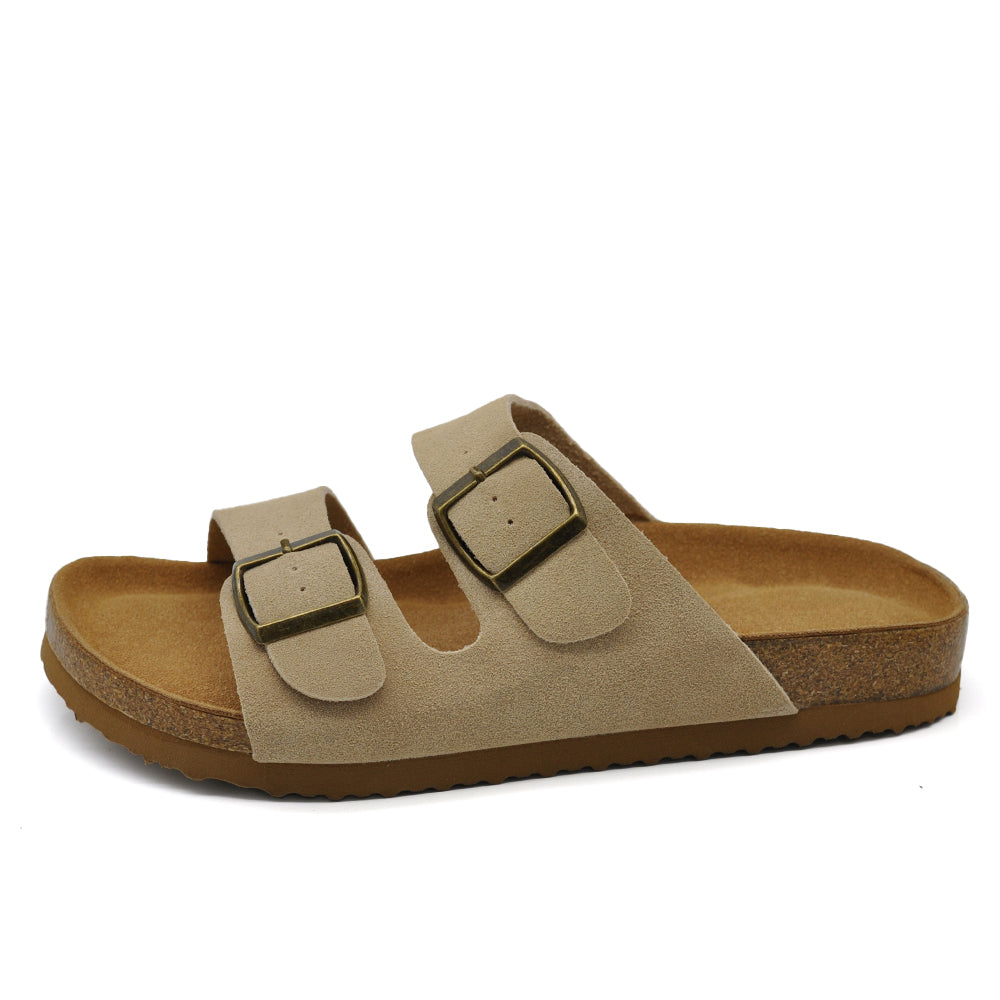 Ciabatte donna con doppia fibbia regolabile – sandali comfort ergonomici estivi KMS5
