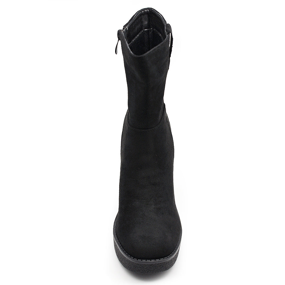Stivali Stivaletti Tronchetti Da Donna Con Tacco Platform Zeppa CH2335